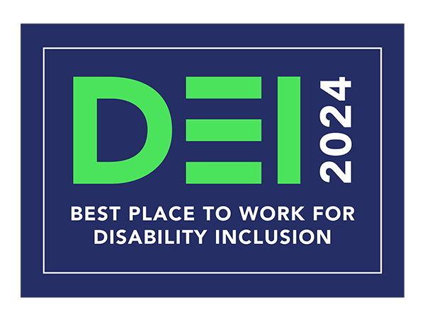 DisabilityIn DEI 2024 Best place to work for disability inclusion badge